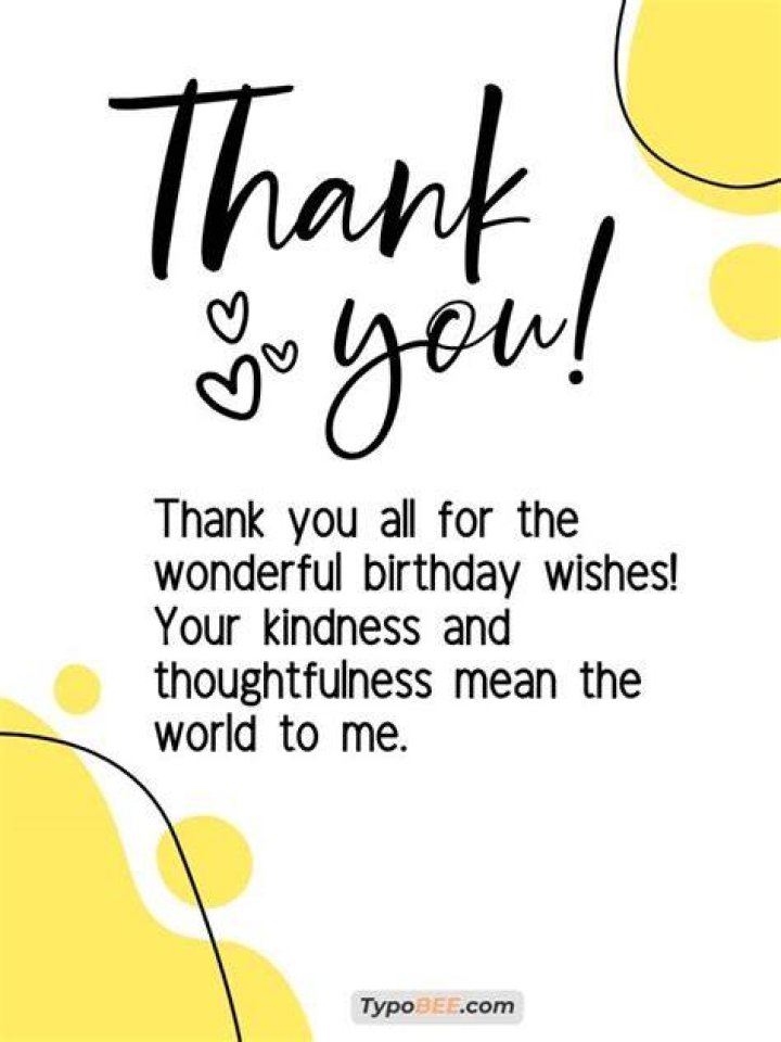 100+ Thank You Birthday Message To Family And Friends (2023) Sohohindi.in