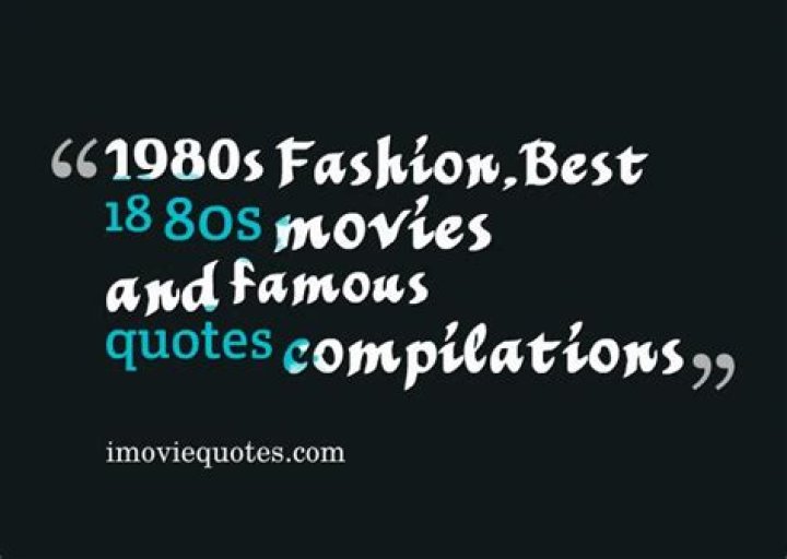 1980s Quotes. QuotesGram