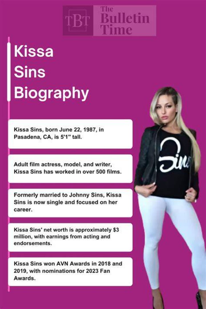 (2023) Kissa Sins Wiki/Bio, Age, Height, Weight
