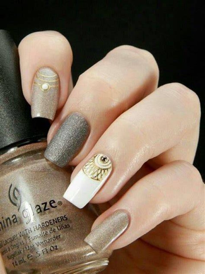 40 diseos de uas largas decoradas Tendencia Actual Nails Esmalte de