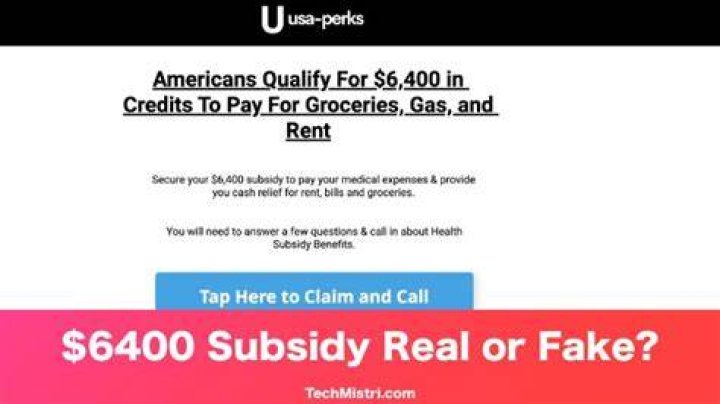 6400 Subsidy Real or Fake All You Need to Know About the Legitimacy