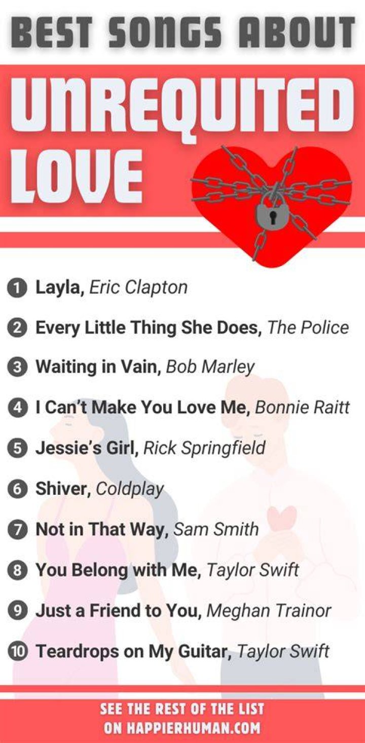 91 Best Songs About Unrequited Love Teen Vogue