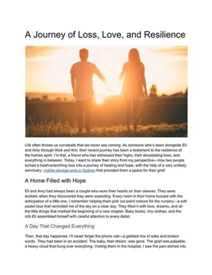 A Journey Of Love, Loss, And Growth