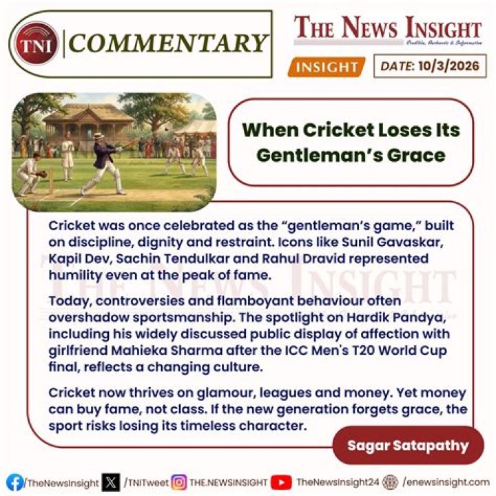 A Rare Insight Into The World Of Cricket Commentary