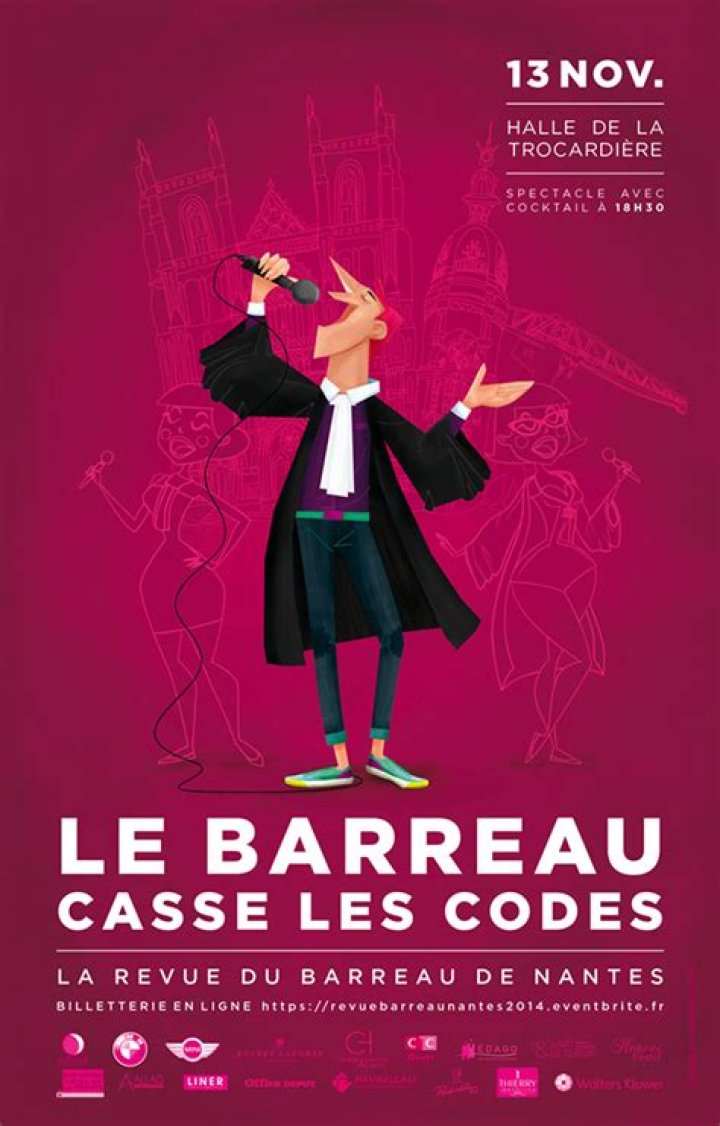 AFFICHE La Revue du Barreau de Nantes 2018 on Behance