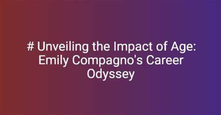 Age, Career, And Life's Odyssey