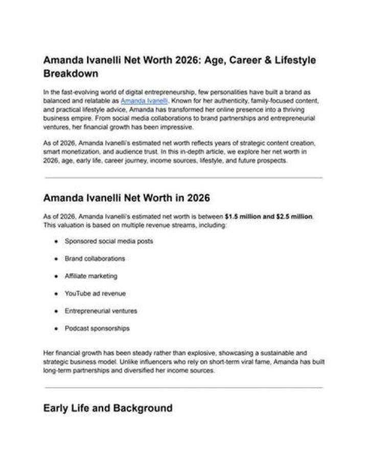 Age, Career, And Lifestyle Revealed