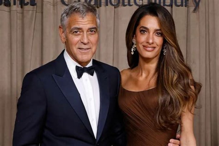 Amal & Clooney Enjoy Family Boat Trip With Twins, 5, Near Their