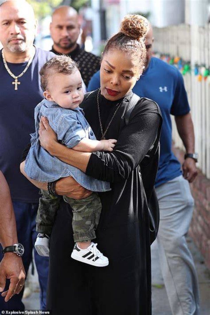 and her son Eissa jackson, Celebrity families, Jackson family