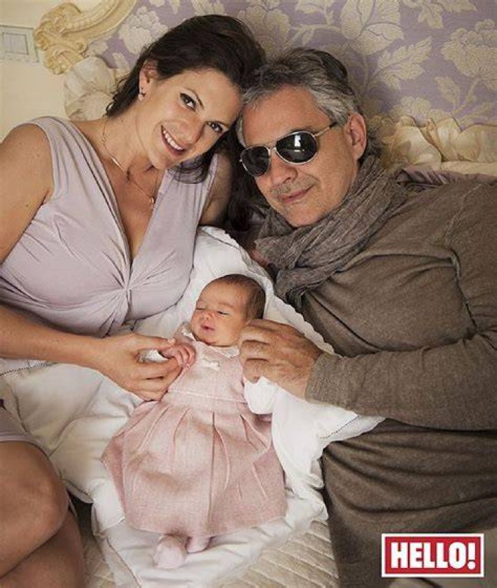 Andrea Bocelli with new baby girl. Andrea, Celebrities, Our father lyrics