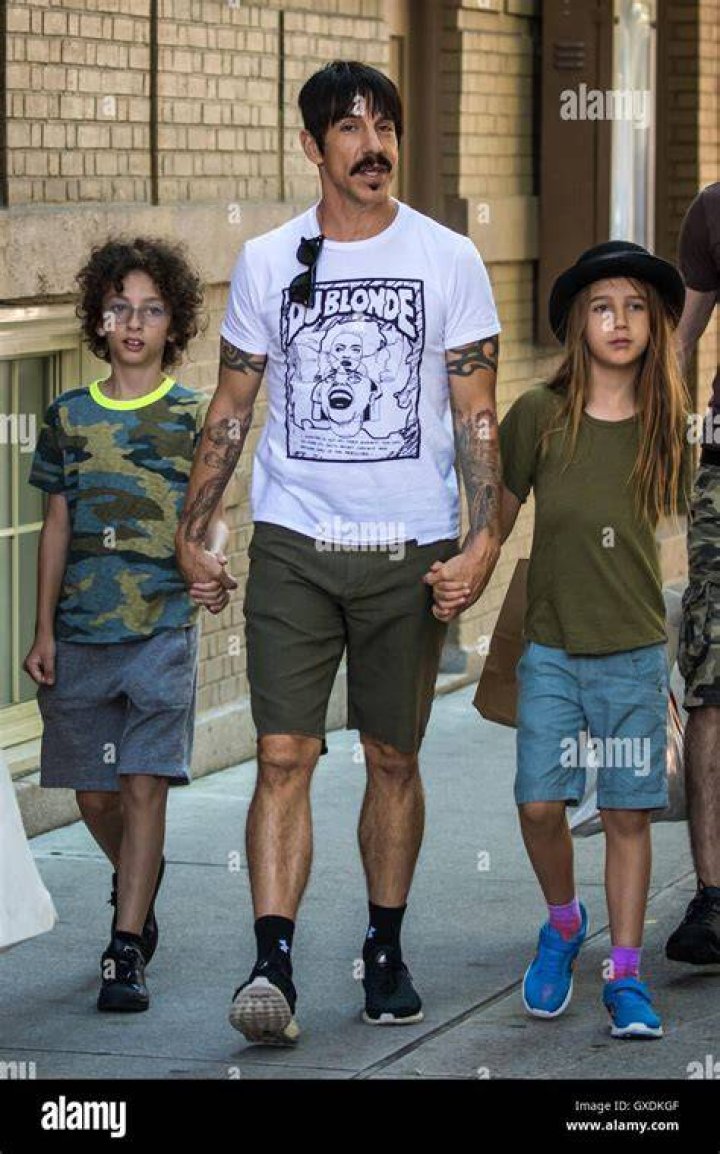 Anthony kiedis and everly bear kiedis Banque de photographies et d