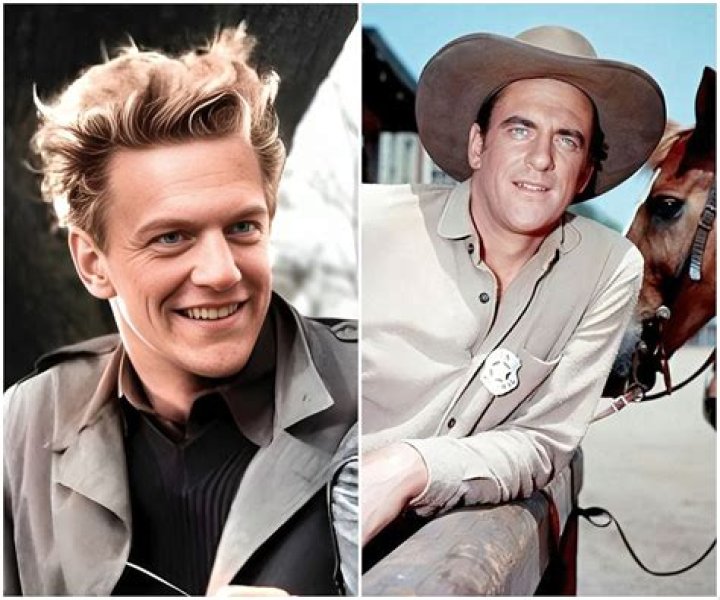 Arness, a blonde, had to dye his hair for Gunsmoke! James arness