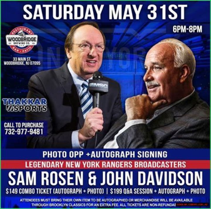 At 73, Legendary NHL Announcer Sam Rosen Is Still Calling The Plays