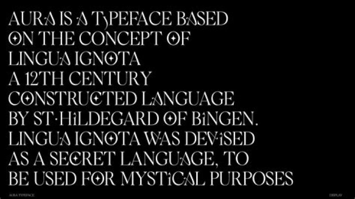 Aura Typeface on Behance Typeface, Graphic design branding, Aura