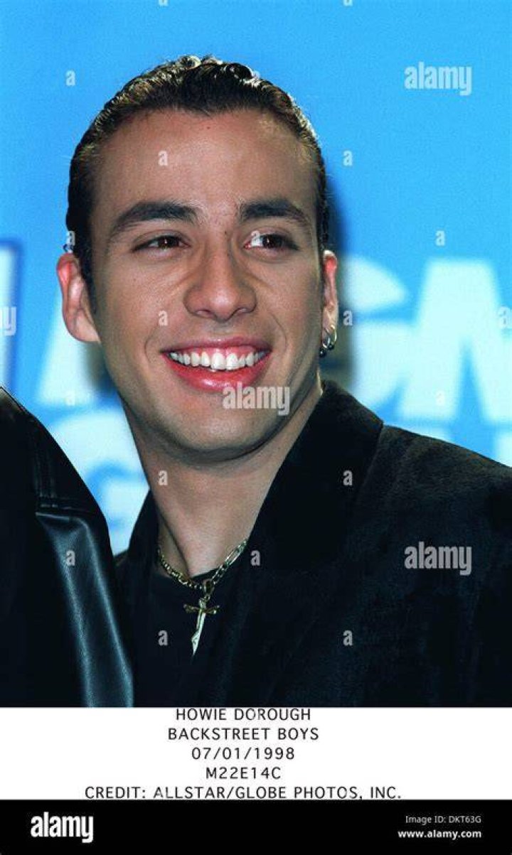 Backstreet Boy Howie Dorough and wife baby boy CBS News