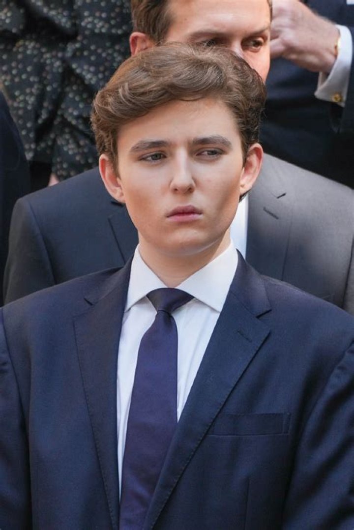 Barron Trump spotted at Ivana Trump’s funeral in rare public appearance