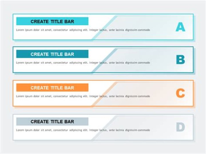 Basic Title Bar PowerPoint Templates PowerPoint Free