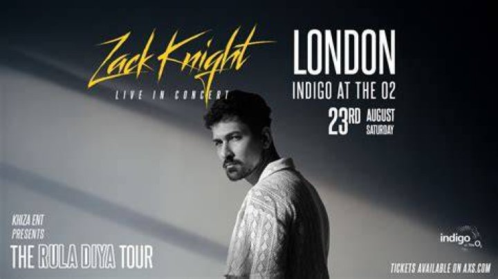 Buy Zack Knight tickets, Zack Knight tour details, Zack Knight reviews