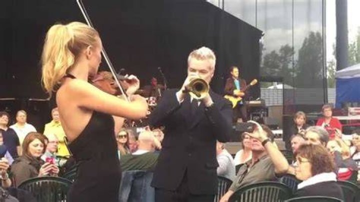 Chris Botti and Caroline Campbell at the Rainforest Fund gala