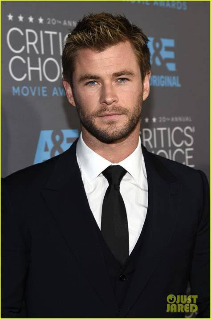 Chris Hemsworth at the Critics' Choice Awards Hottest Male Celebrities