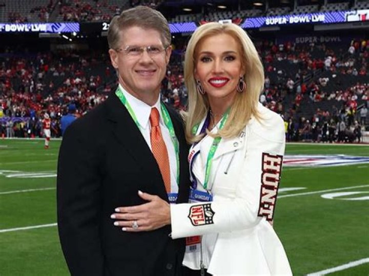 Clark Hunt’s Wife Tavia Hunt Goes RedHot in Pumps at NFL Honors 2023