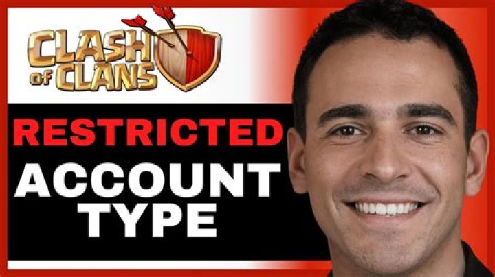 Clash Of Clans Restricted Account Types Exposed