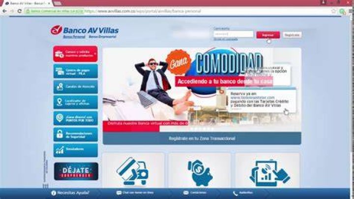 CONSULTAR SALDO DE BANCO AV VILLAS EN COLOMBIA