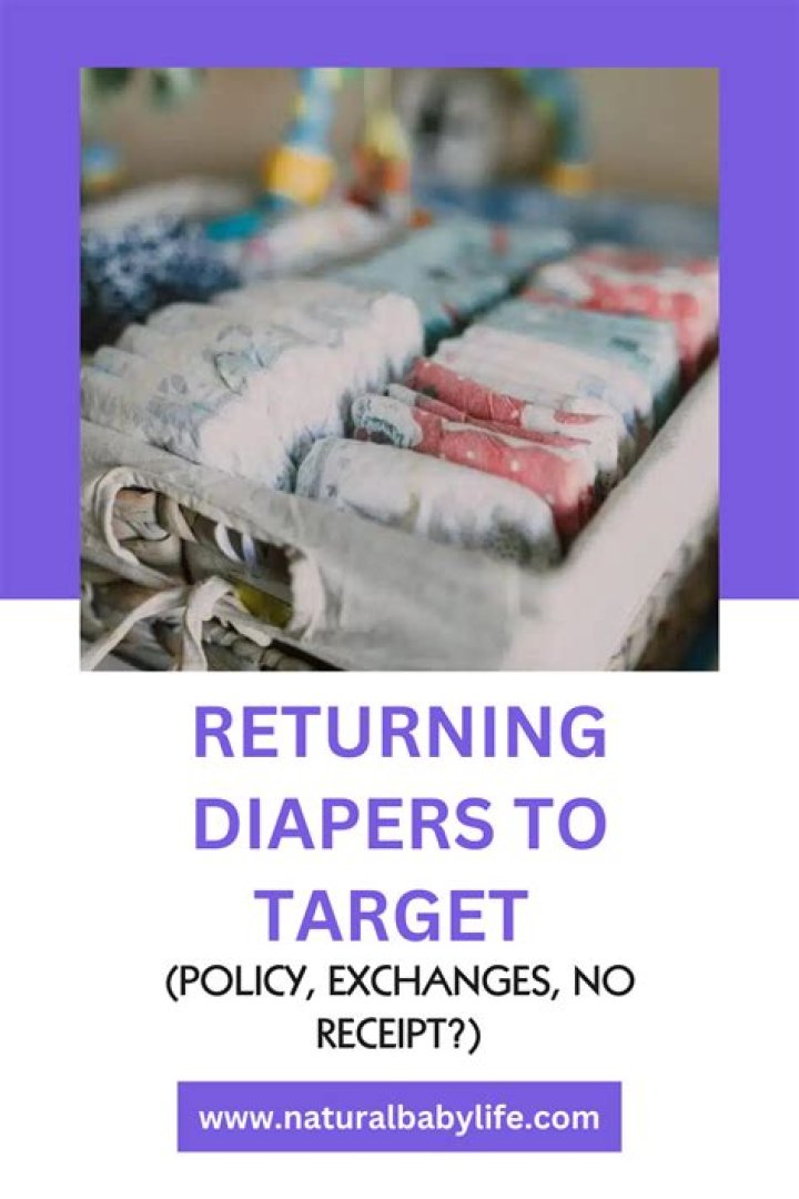 Diaper Exchanges At Target, Receipt Not Required