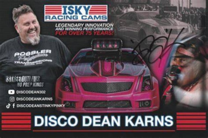 Disco Dean &ldquo;Stinky pinky&rdquo; Signed Street Outlaws Promo Card 2021 PRI eBay