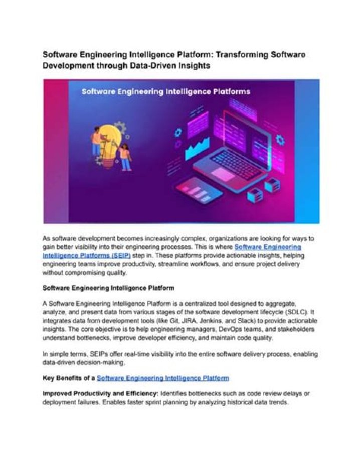 Discoveries And Insights For Enhanced Software Delivery