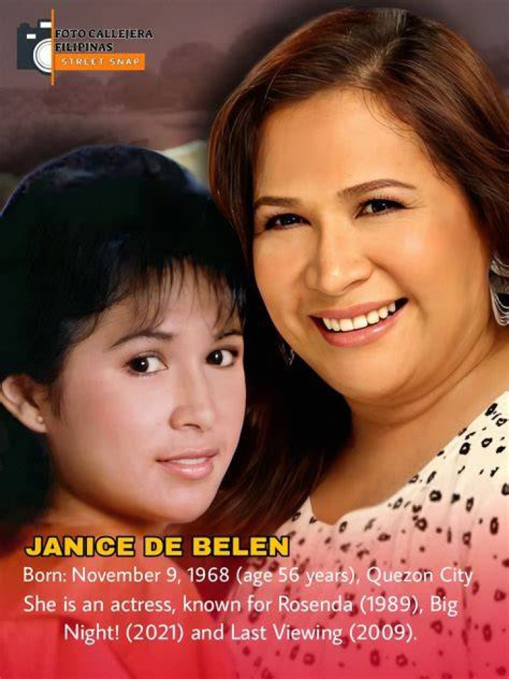 Discoveries In Janice De Belen's Age
