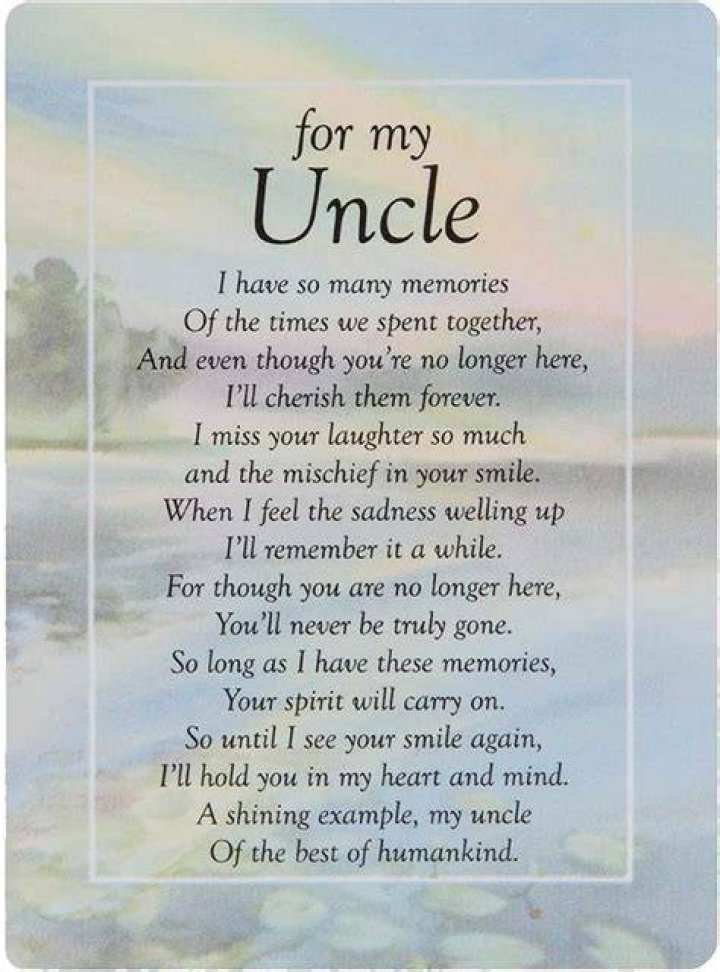 Dive Into The Heartfelt Treasury Of "Losing Uncle Quotes"