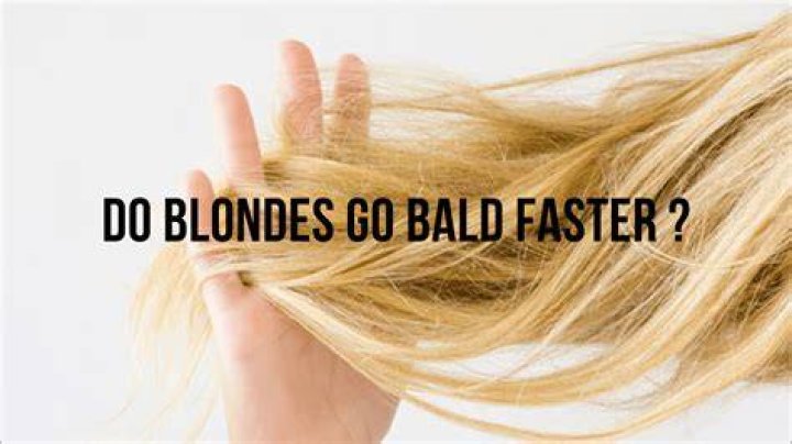 Do blondes go bald faster? ·