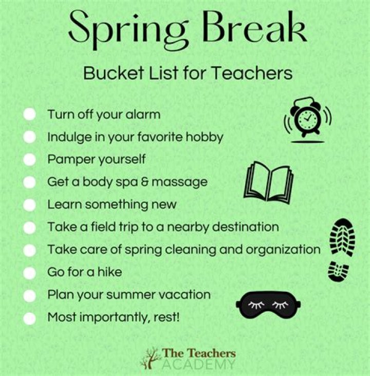 Do Teachers Deserve A Spring Break?