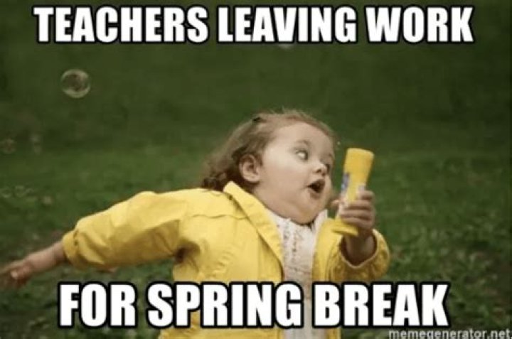 Do Teachers Toil Through Spring Break?