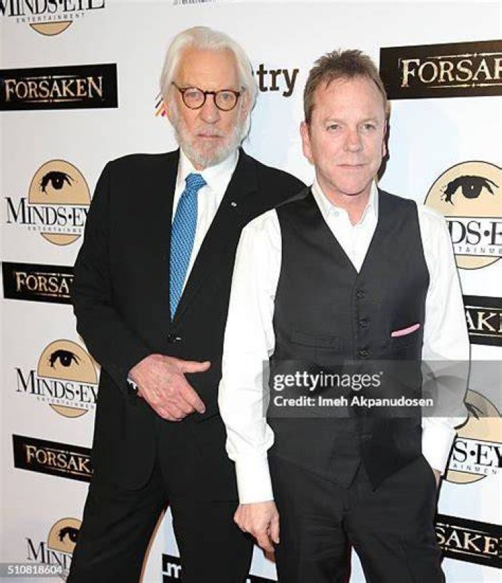 Donald and Kiefer Sutherland attend Forsaken premiere at TIFF Kiefer