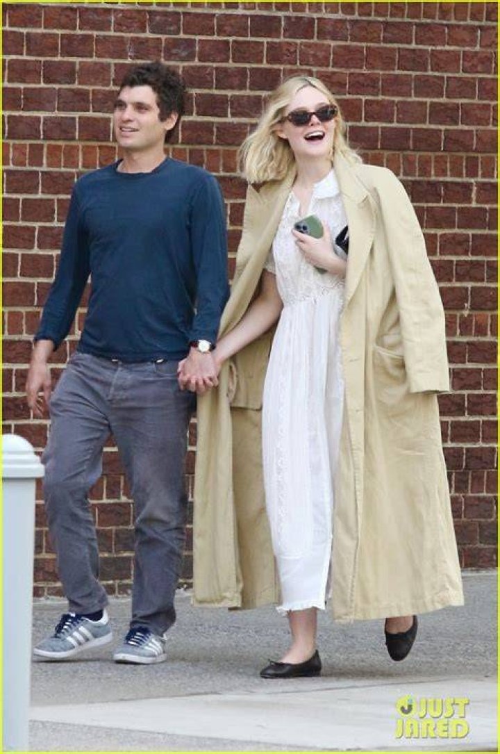 Elle Fanning looks happy with rumored boyfriend Max Minghella who