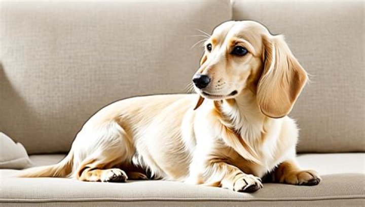 English Cream Dachshund Длинношёрстная