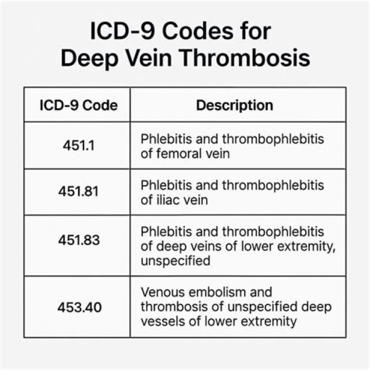 Essential Guide To Deep Vein Thrombosis (DVT) Leg: ICD-10 Codes Explained