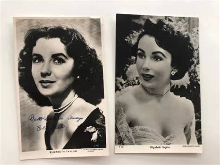 Film star elizabeth taylor and her husband Black and White Stock Photos