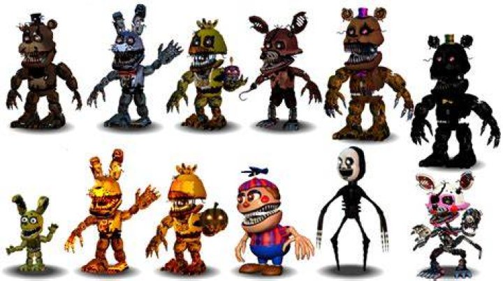 Fnaf 4 Characters Canon by Educraft on DeviantArt