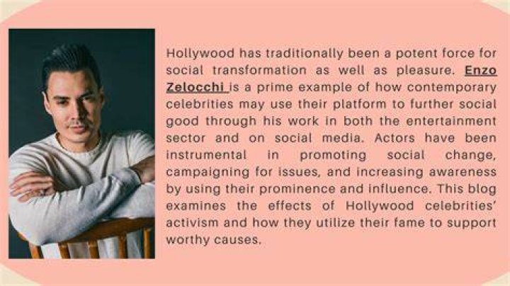 From Hollywood To Social Activism