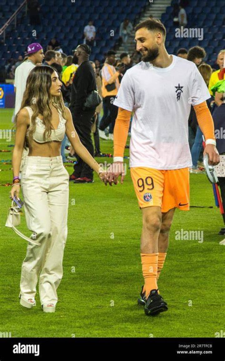 Gianluigi Donnarumma And Alessia Elefante