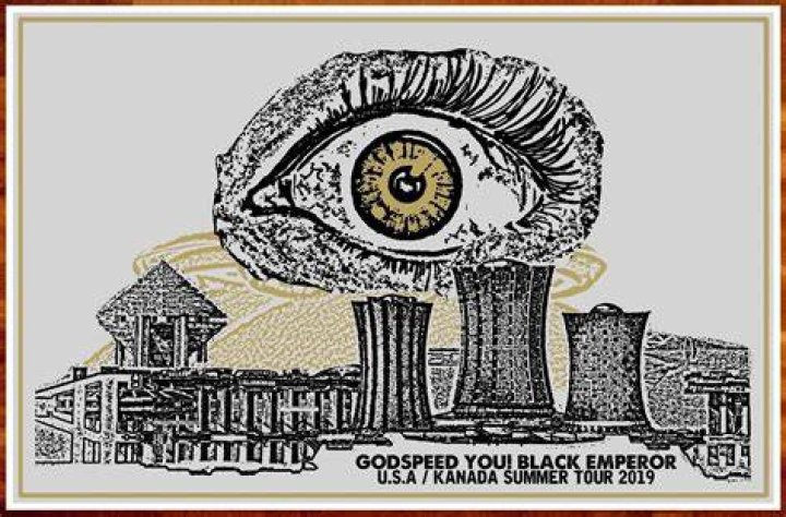GODSPEED YOU BLACK EMPEROR 2019 Tour Ltd Ed RARE Poster! G_d's Pee at