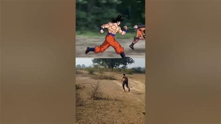 Goku running really fast YouTube
