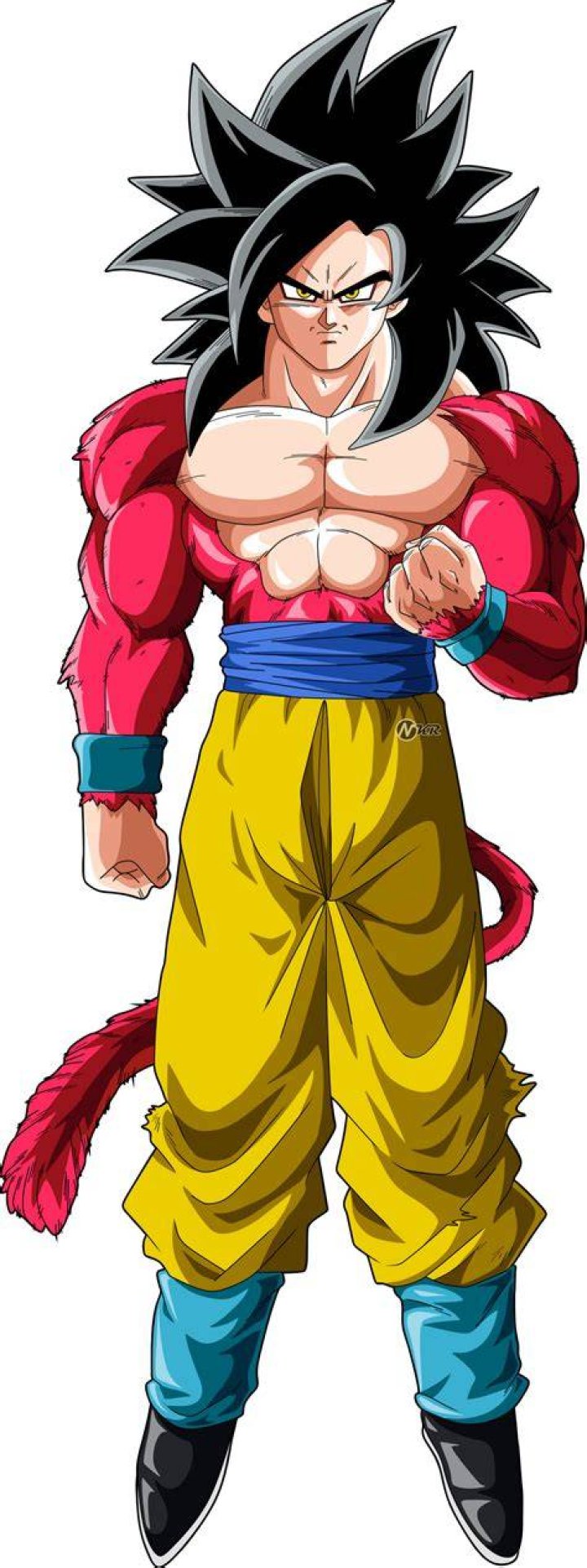 Goku ssj4 By merikmerimo in 2020 Dragon ball super manga, Anime