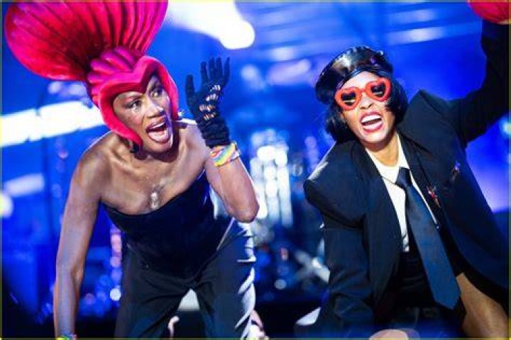 Grace Jones (w/ Janelle James) Iconography with Ayo Edebiri and
