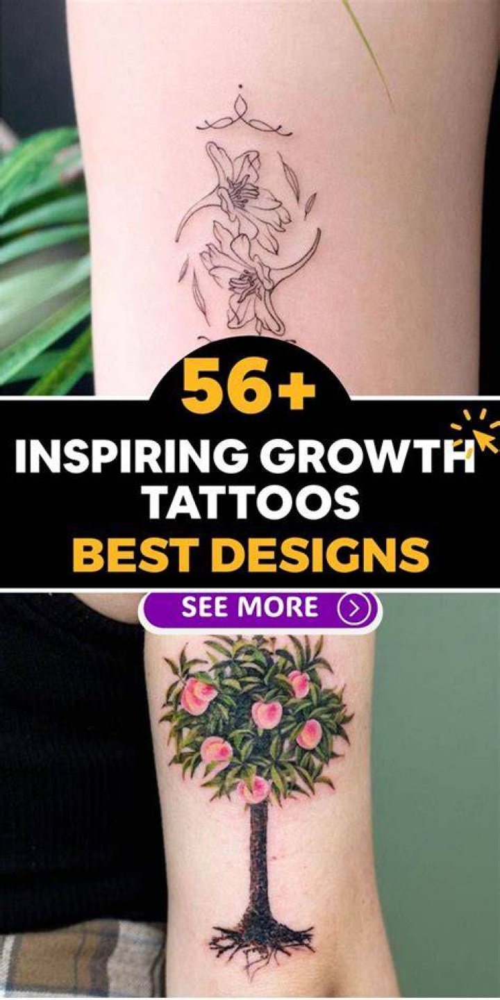 Growth 🌸 Tattoos for women, Minimalist tattoo, Subtle tattoos