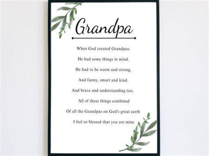 happy birthday grandpa poems Google Search Grandparents