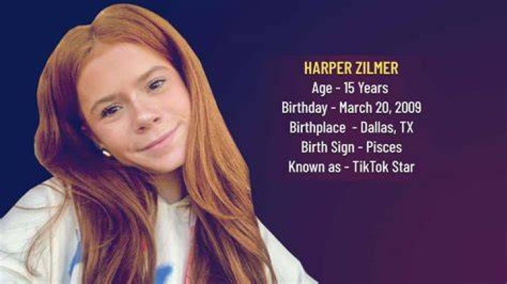 Harper Zilmer's Age And Its Significance